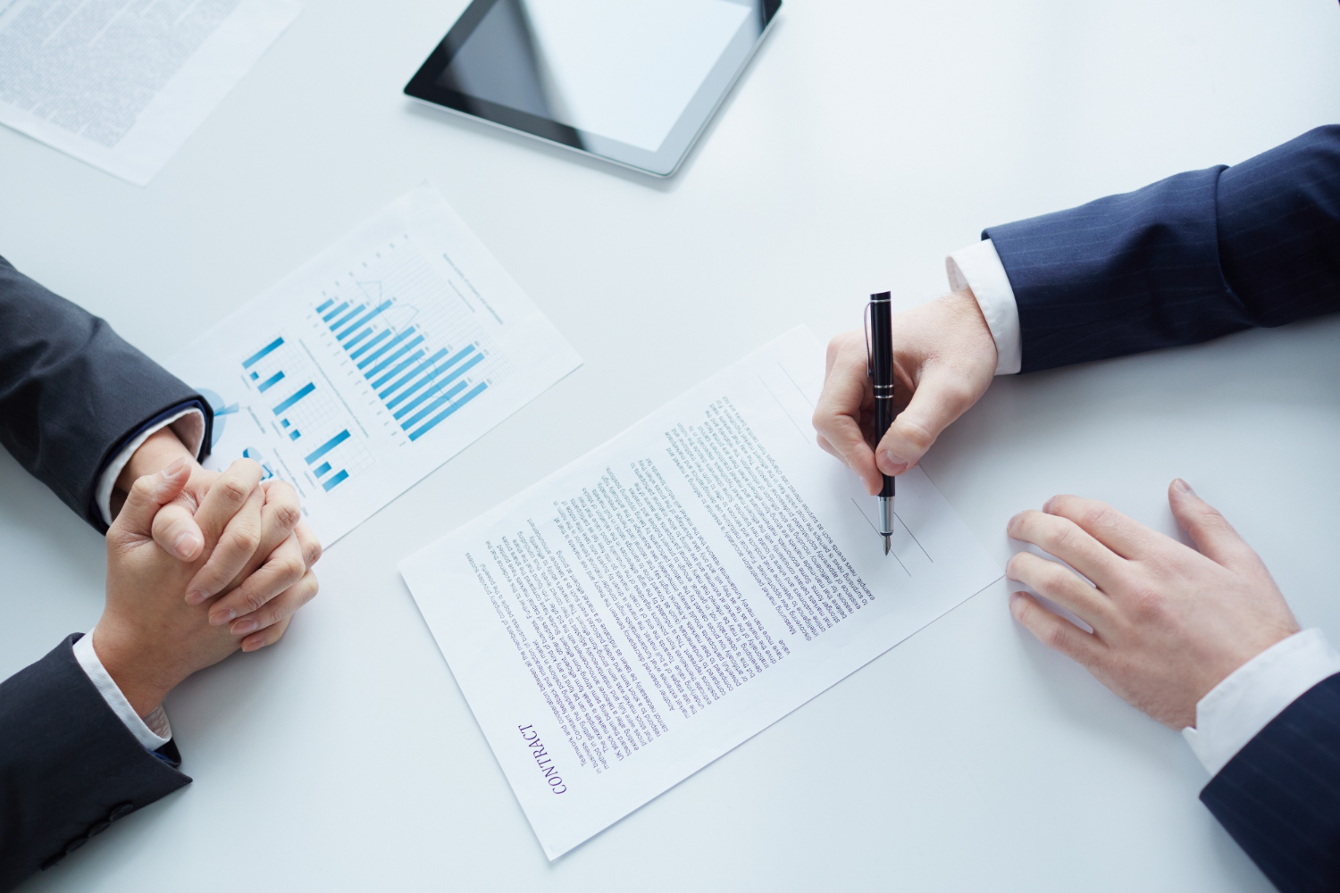 Sales on contract